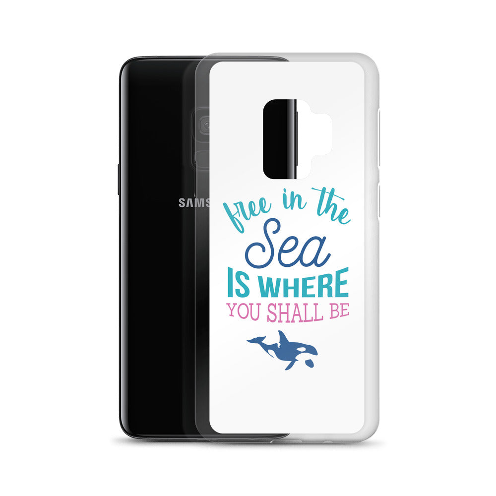 Free in the Sea Samsung Case - Splashing Apparel
