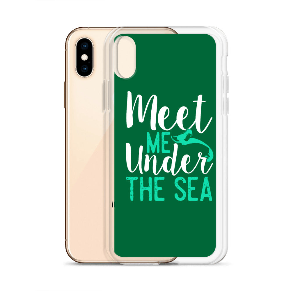 Meet Me Under the Sea iPhone Case Green - Splashing Apparel