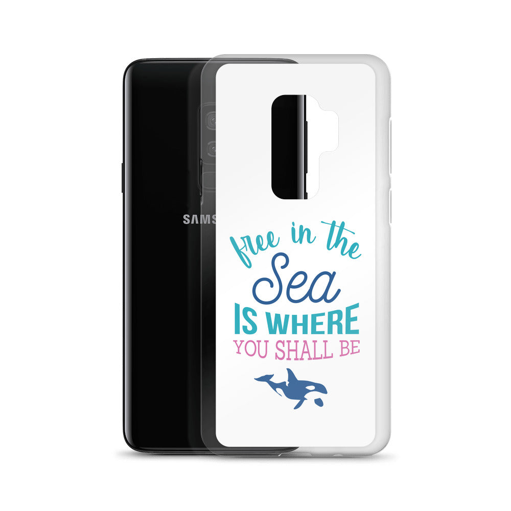 Free in the Sea Samsung Case - Splashing Apparel