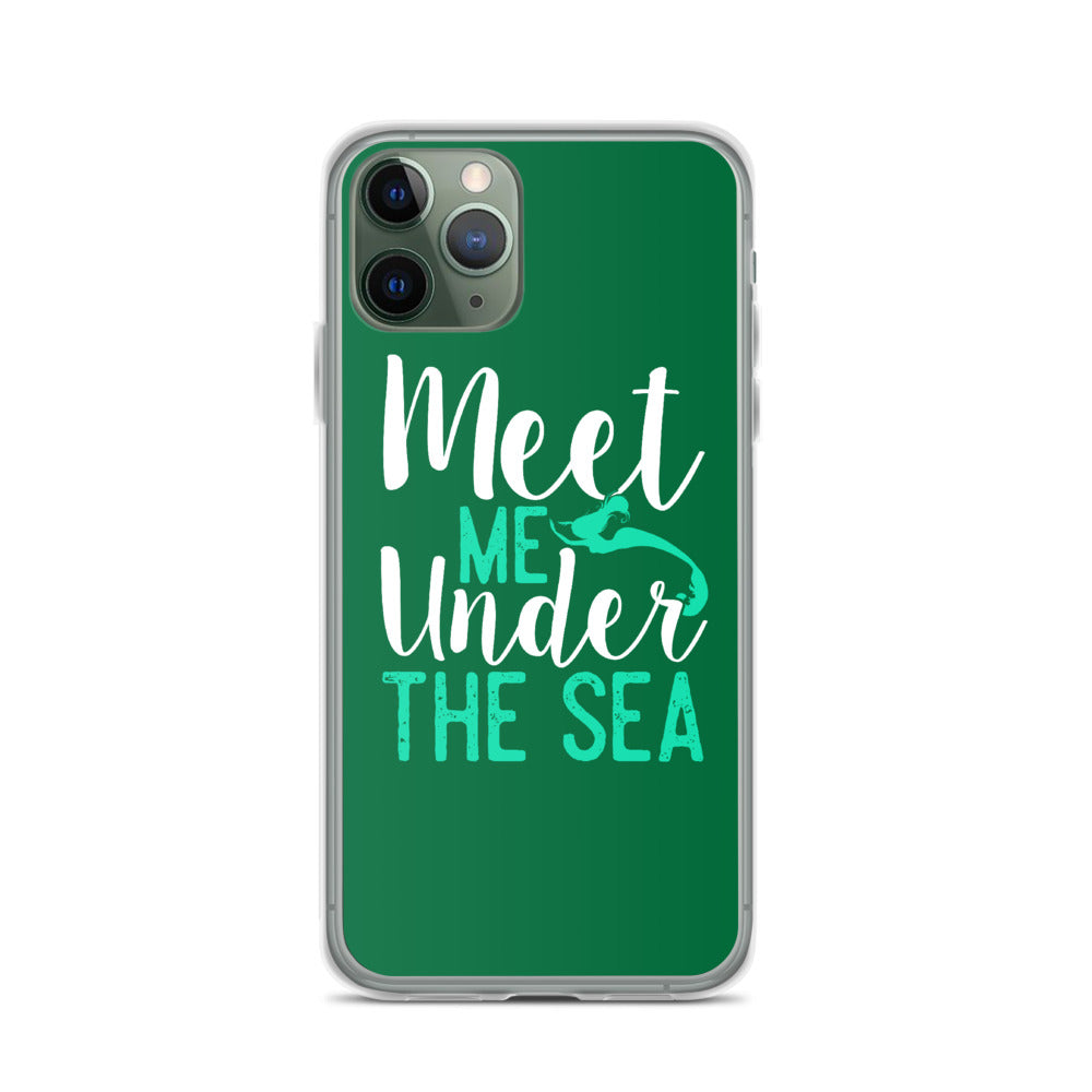 Meet Me Under the Sea iPhone Case Green - Splashing Apparel