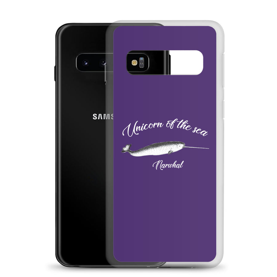 Unicorn of the Sea Samsung Case Purple - Splashing Apparel