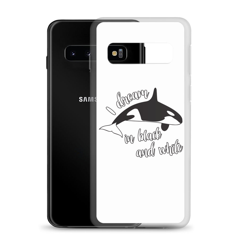 Dream in black and White Samsung Case - Splashing Apparel