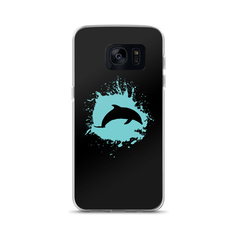 Dolphin Splash Samsung Case - Splashing Apparel