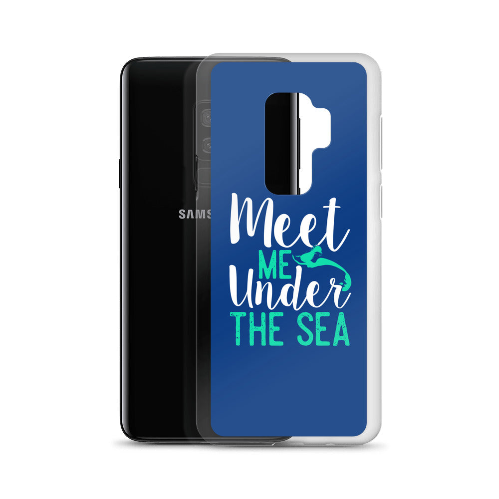 Meet Me Under the Sea Samsung Case Dark Blue - Splashing Apparel