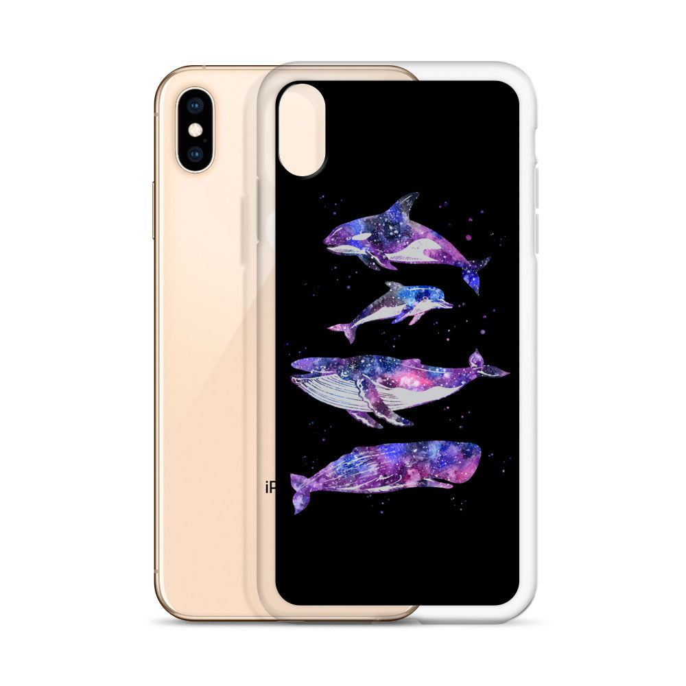 Cosmic Beauties iPhone Case Black - Splashing Apparel