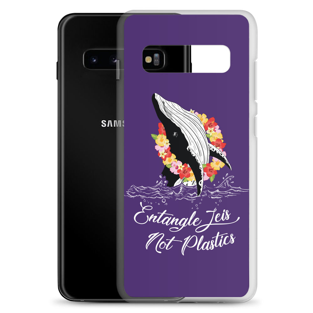 Entangle Leis Samsung Case Purple - Splashing Apparel