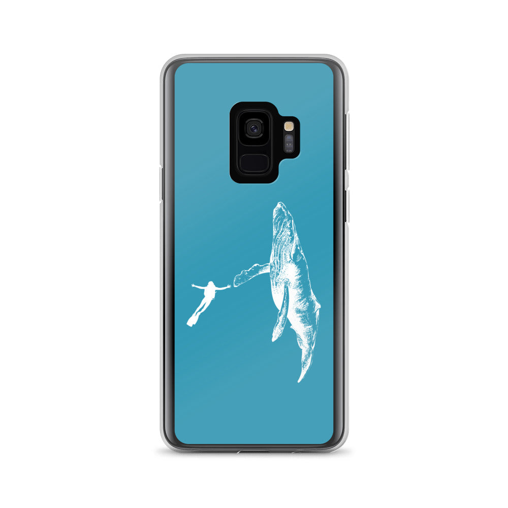 High Five Samsung Case Blue - Splashing Apparel