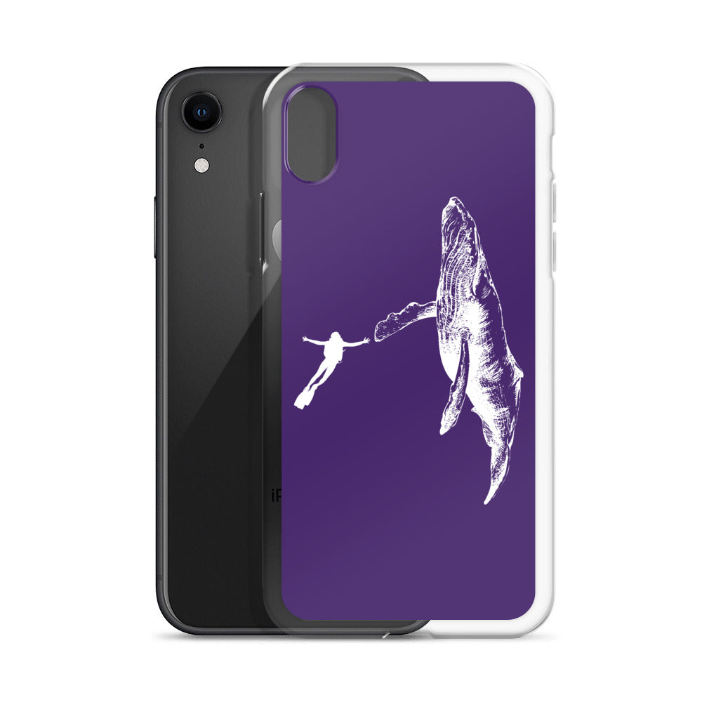 High Five iPhone Case Purple - Splashing Apparel