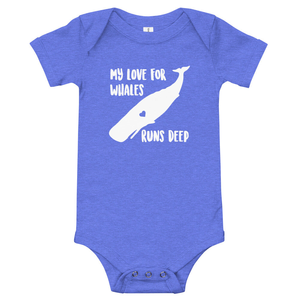 My Love Runs Deep Baby Onesie - Splashing Apparel