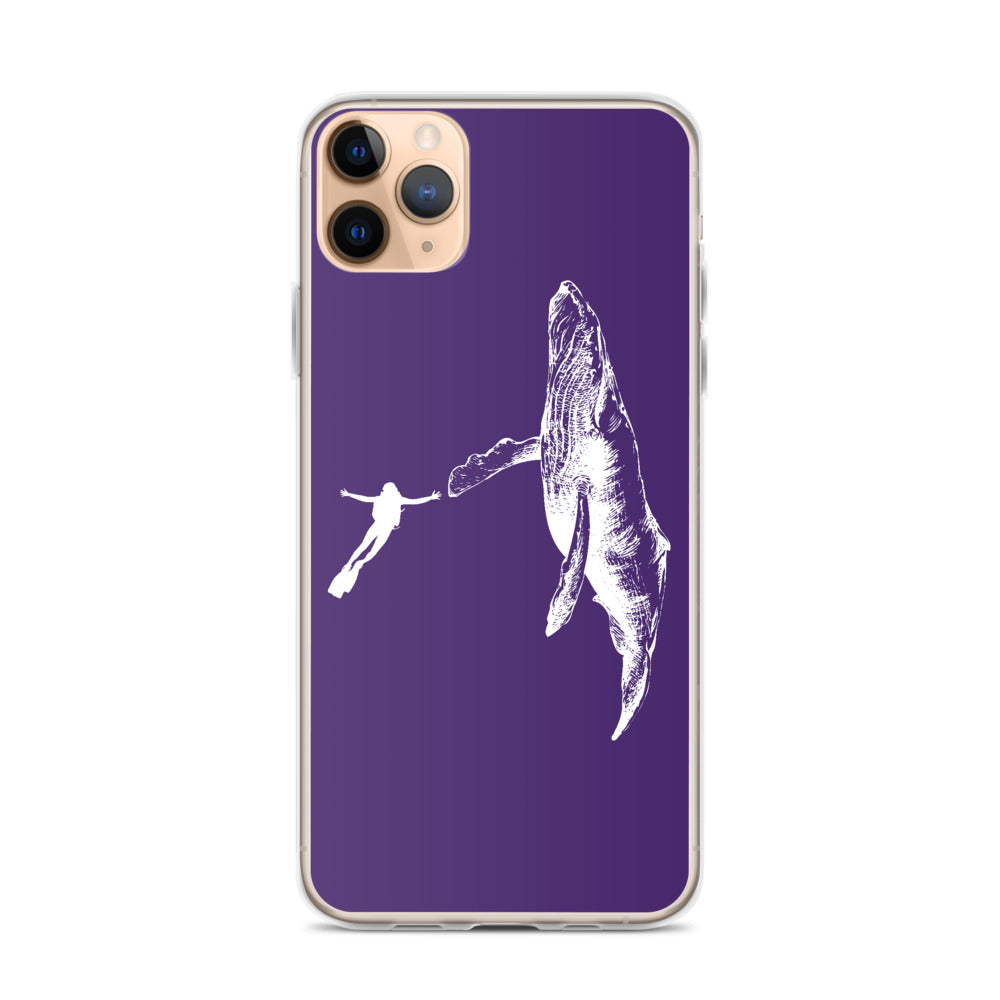 High Five iPhone Case Purple - Splashing Apparel
