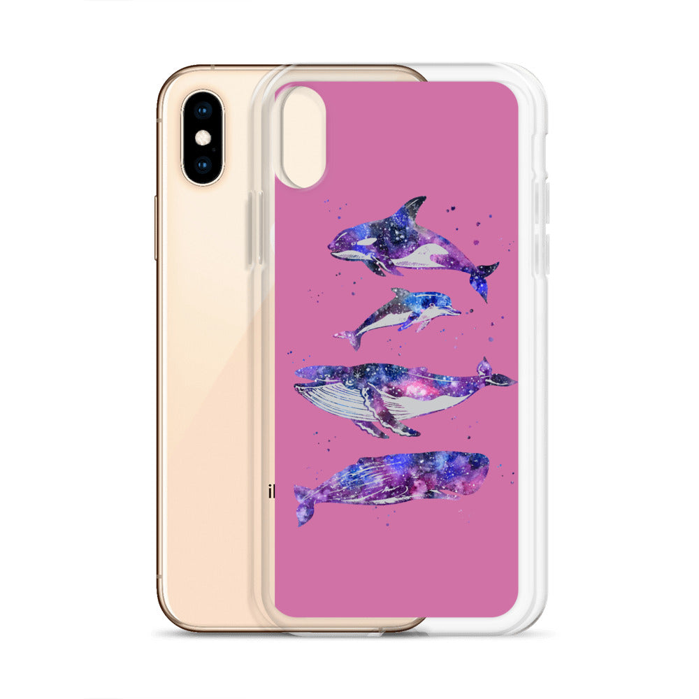 Cosmic Beauties iPhone Case Pink - Splashing Apparel