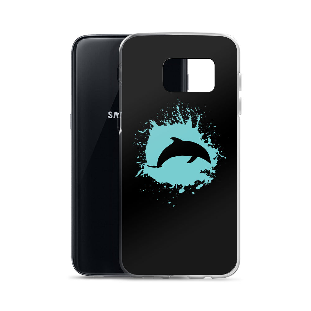 Dolphin Splash Samsung Case - Splashing Apparel