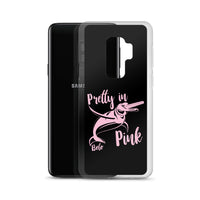 Pretty in Pink Samsung Case Black - Splashing Apparel