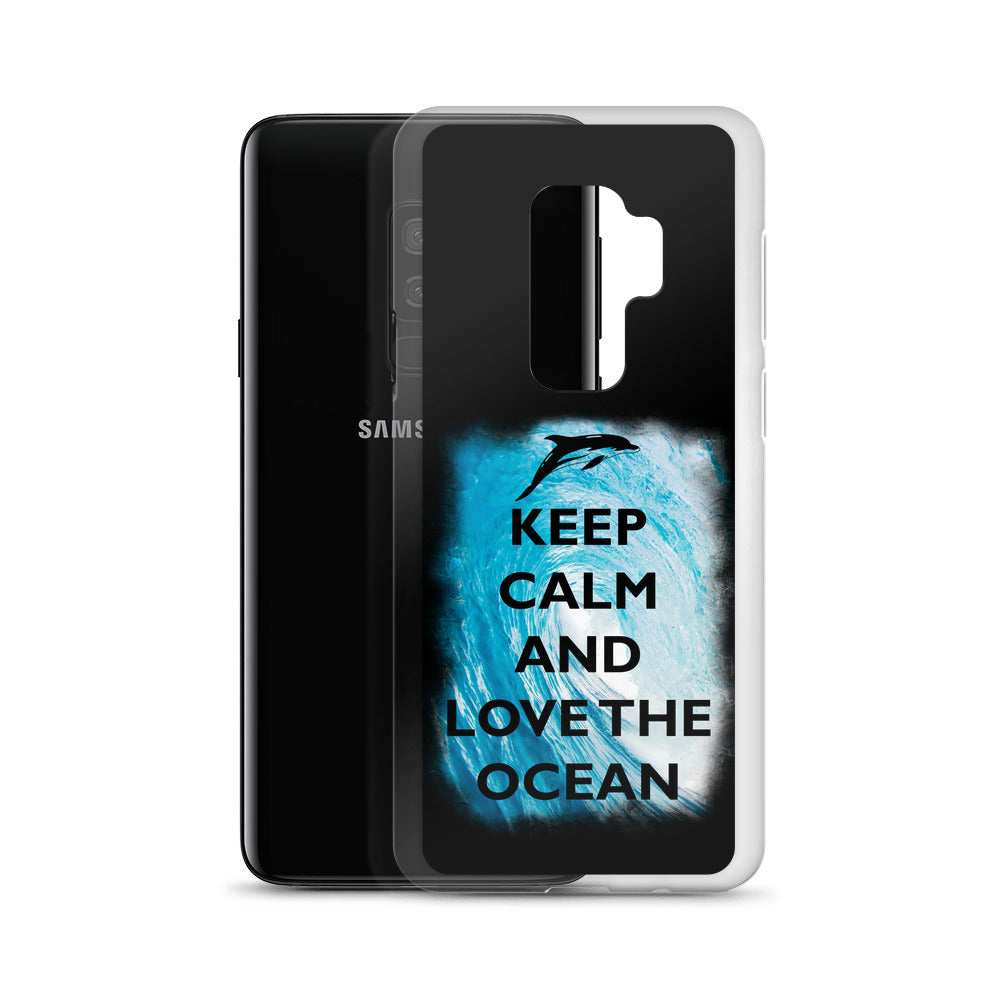 Keep Calm and Love the Ocean Samsung Case - Splashing Apparel