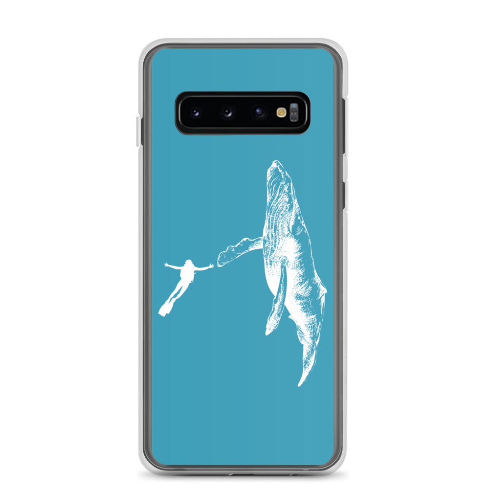 High Five Samsung Case Blue - Splashing Apparel