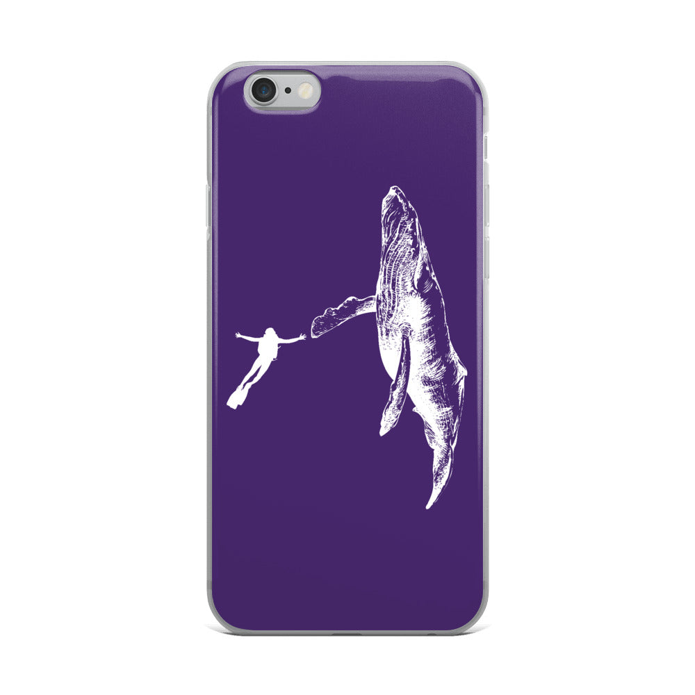 High Five iPhone Case Purple - Splashing Apparel