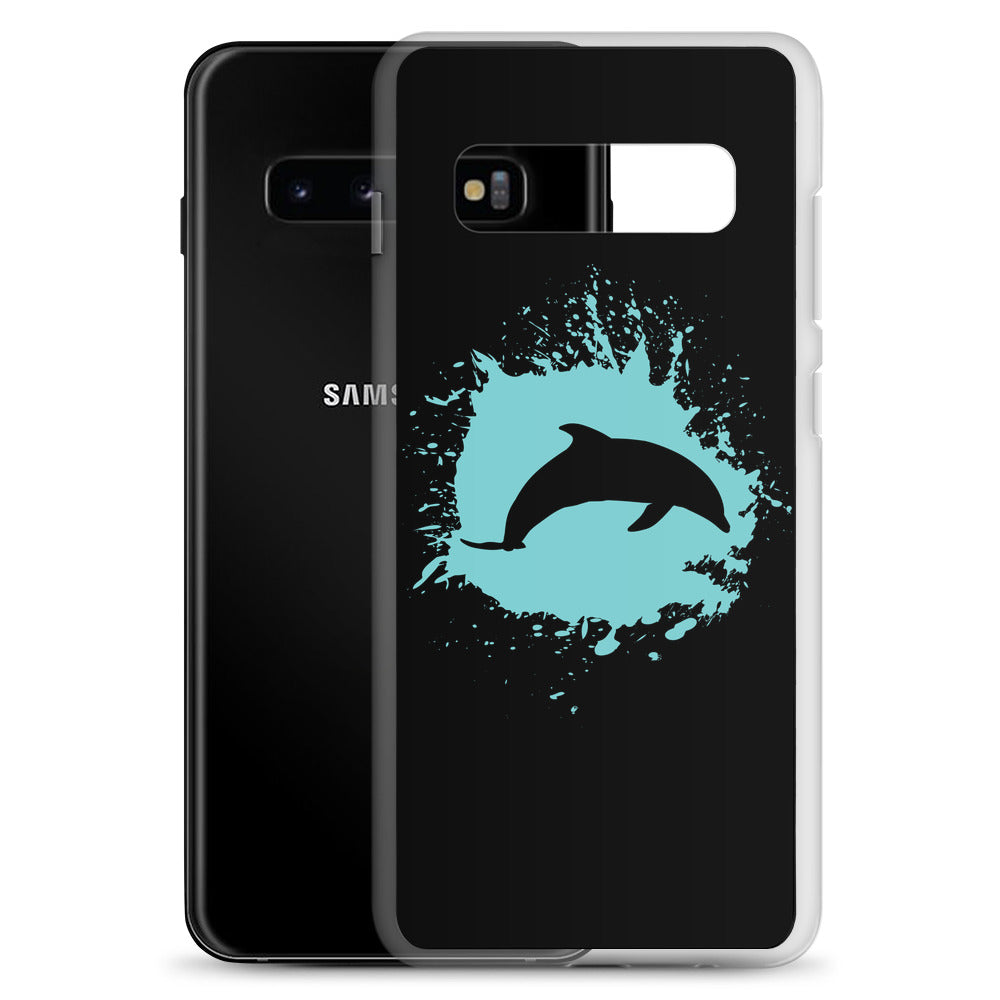 Dolphin Splash Samsung Case - Splashing Apparel