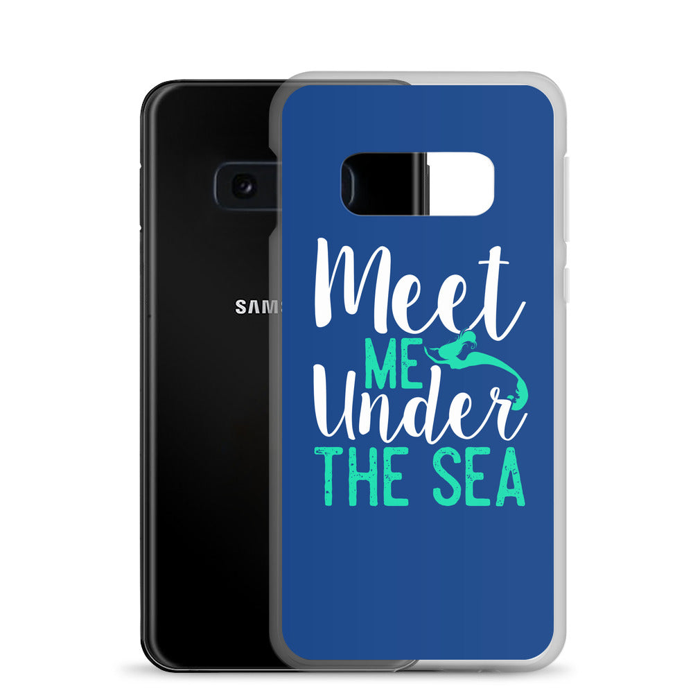 Meet Me Under the Sea Samsung Case Dark Blue - Splashing Apparel