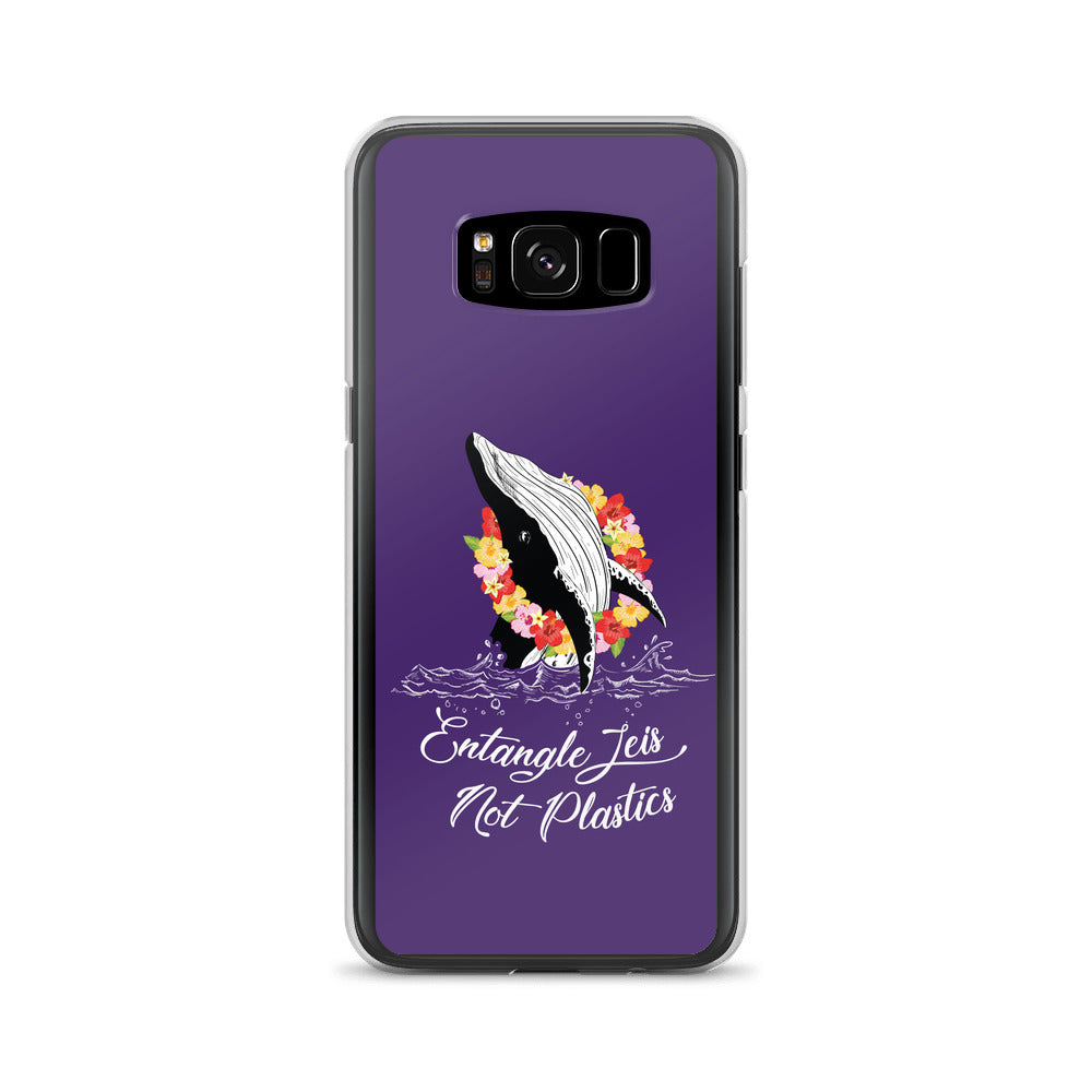 Entangle Leis Samsung Case Purple - Splashing Apparel