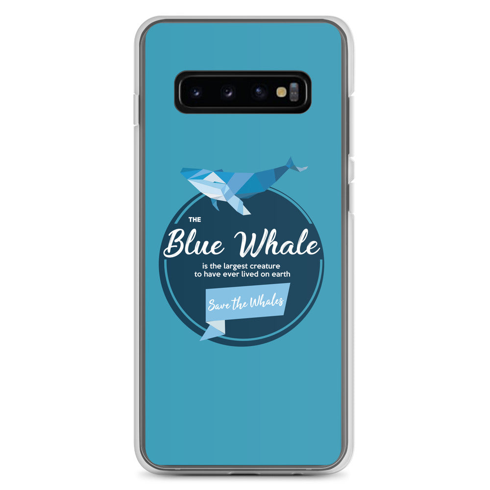 Blue Whale Samsung Case Blue - Splashing Apparel