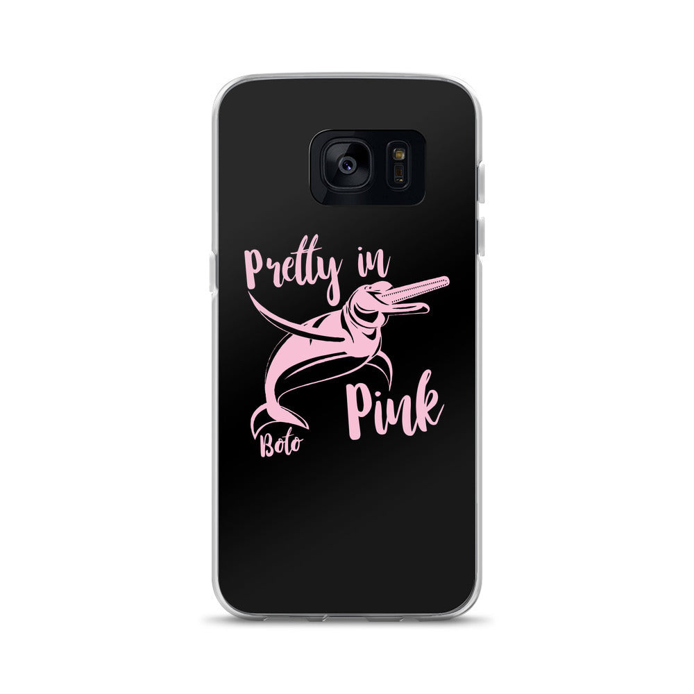 Pretty in Pink Samsung Case Black - Splashing Apparel