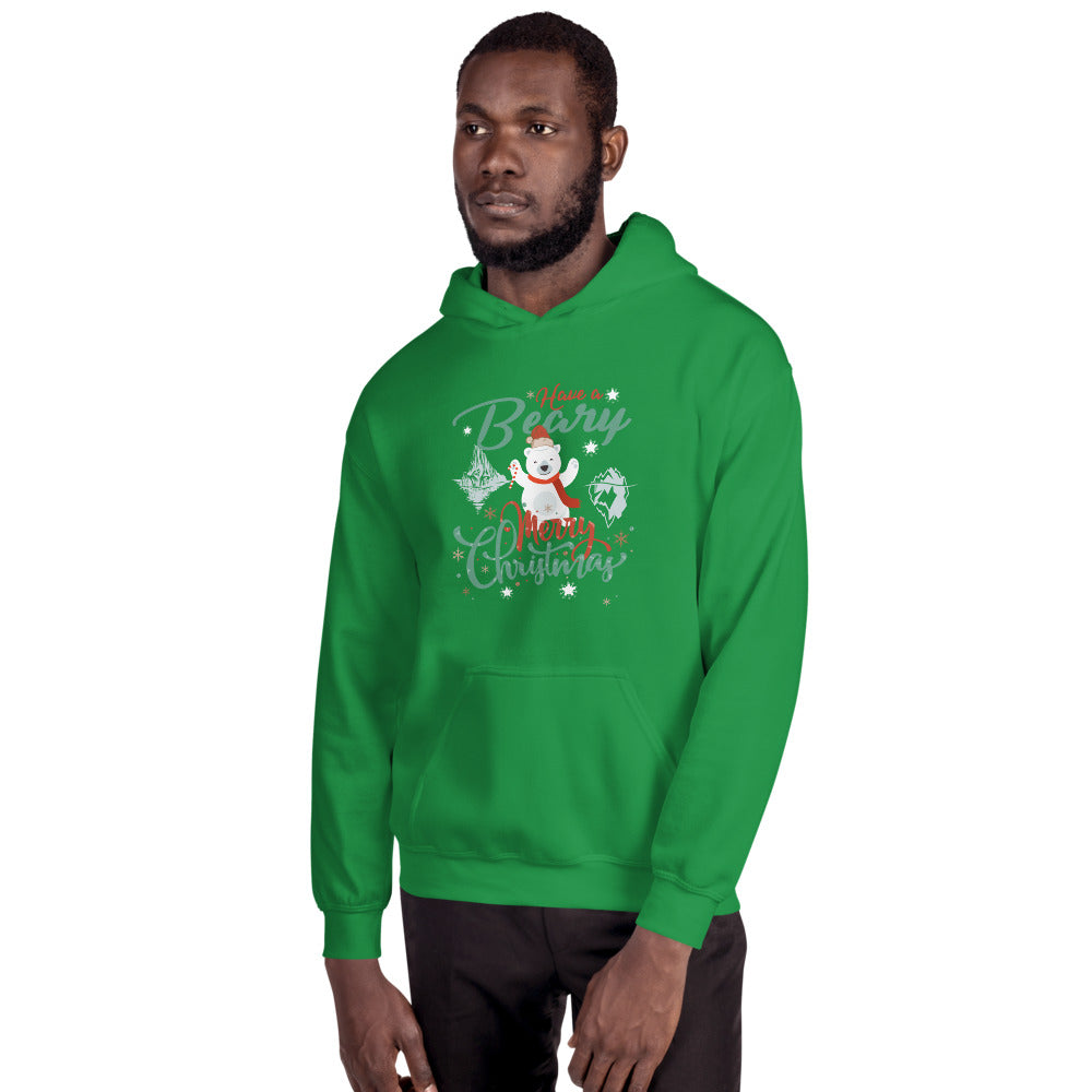 Beary Merry Christmas Hoodie - Splashing Apparel