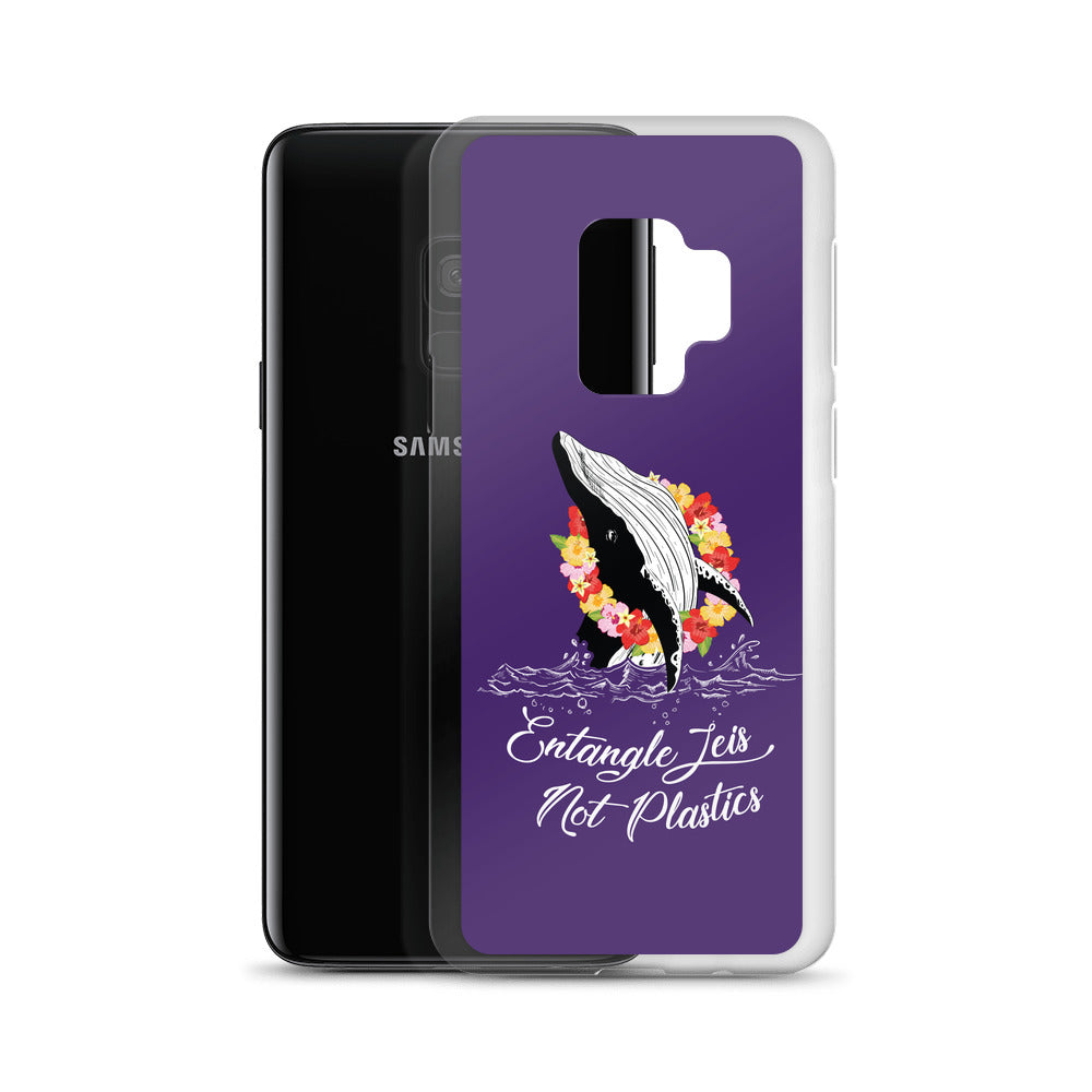 Entangle Leis Samsung Case Purple - Splashing Apparel