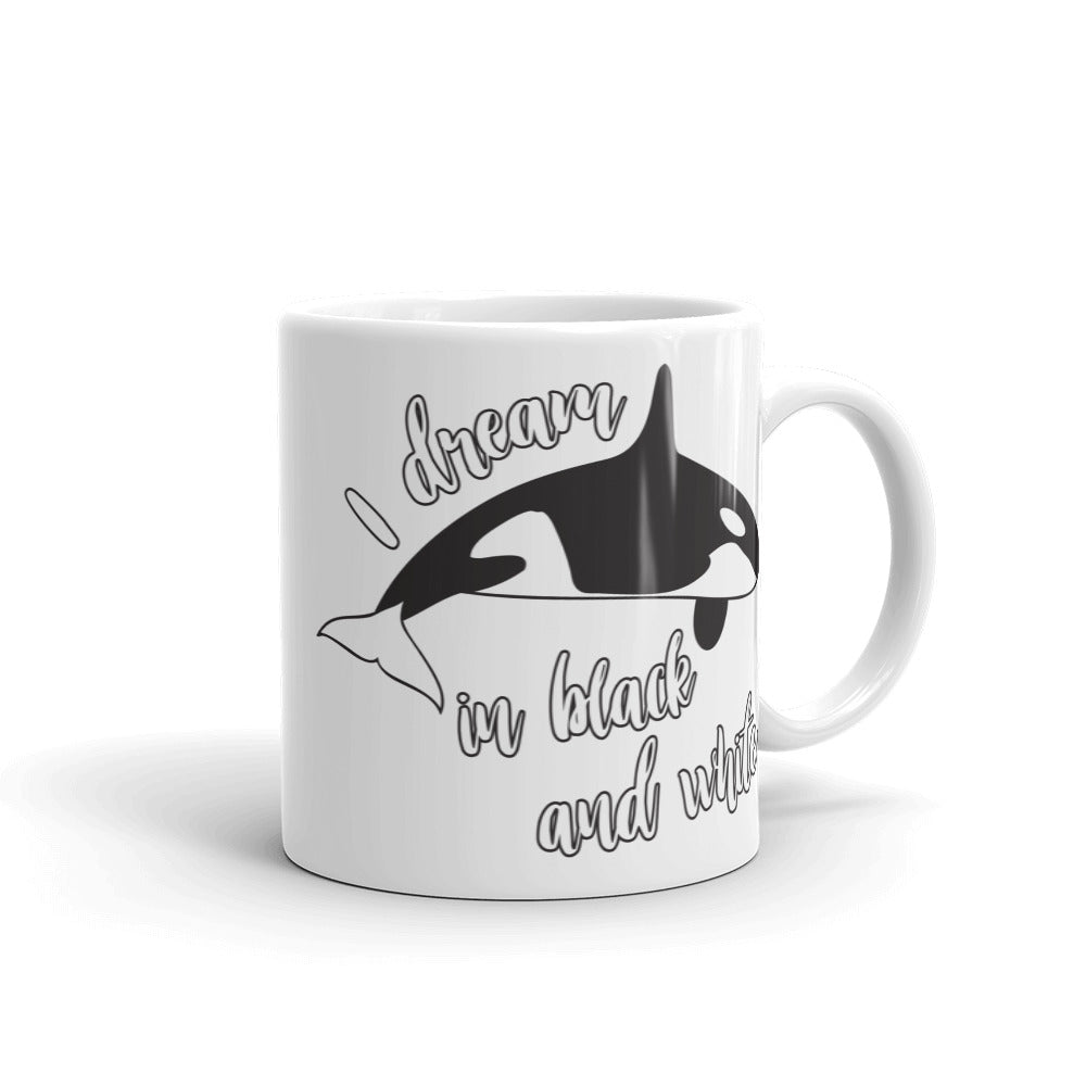 Dream in Black and White Mug