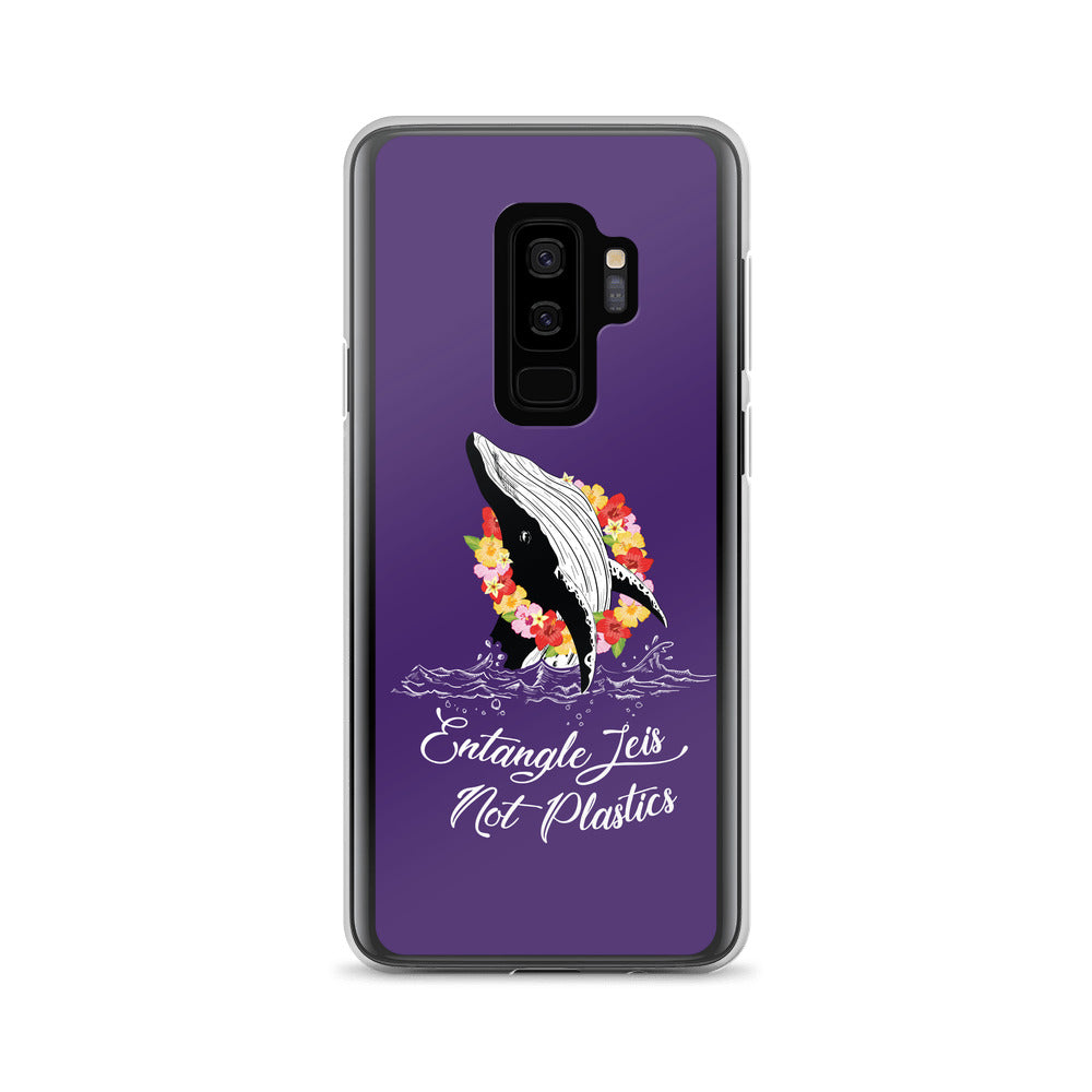 Entangle Leis Samsung Case Purple - Splashing Apparel