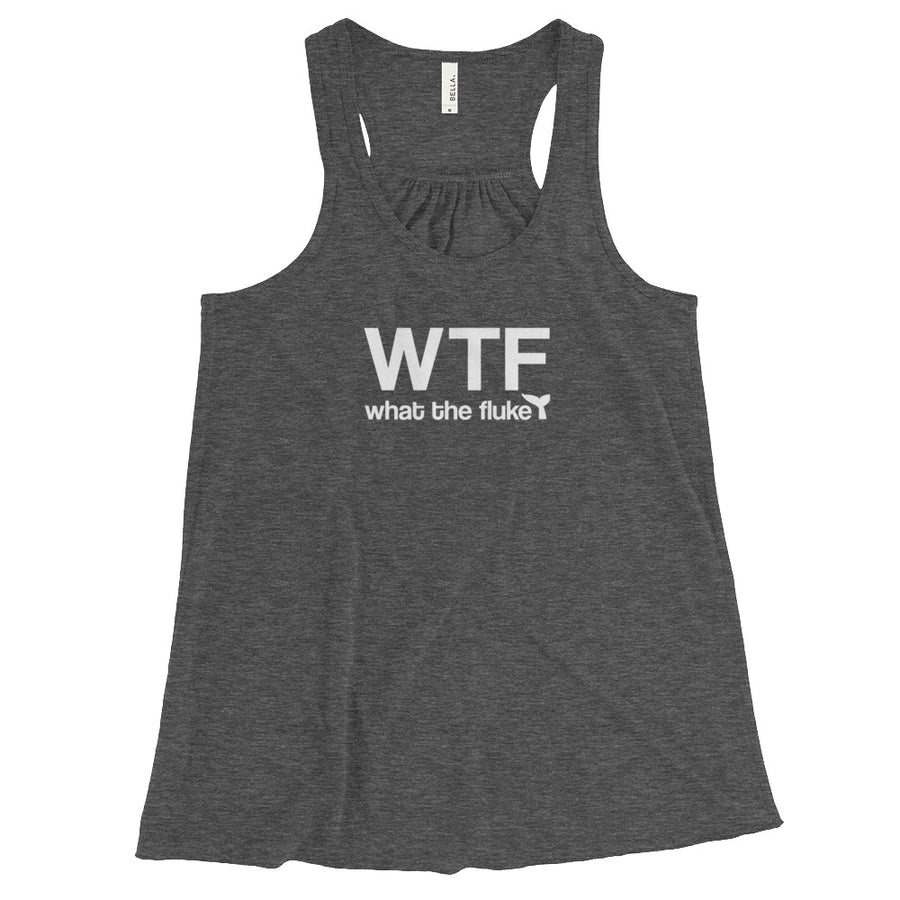 What the Fluke Women's Flowy Racerback Tank - Splashing Apparel