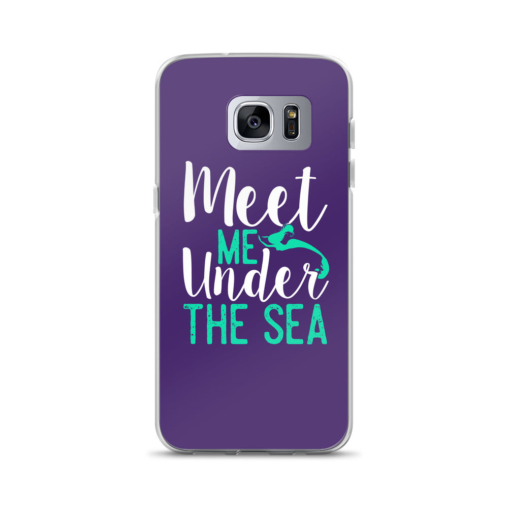 Meet Me Under the Sea Samsung Case Purple - Splashing Apparel