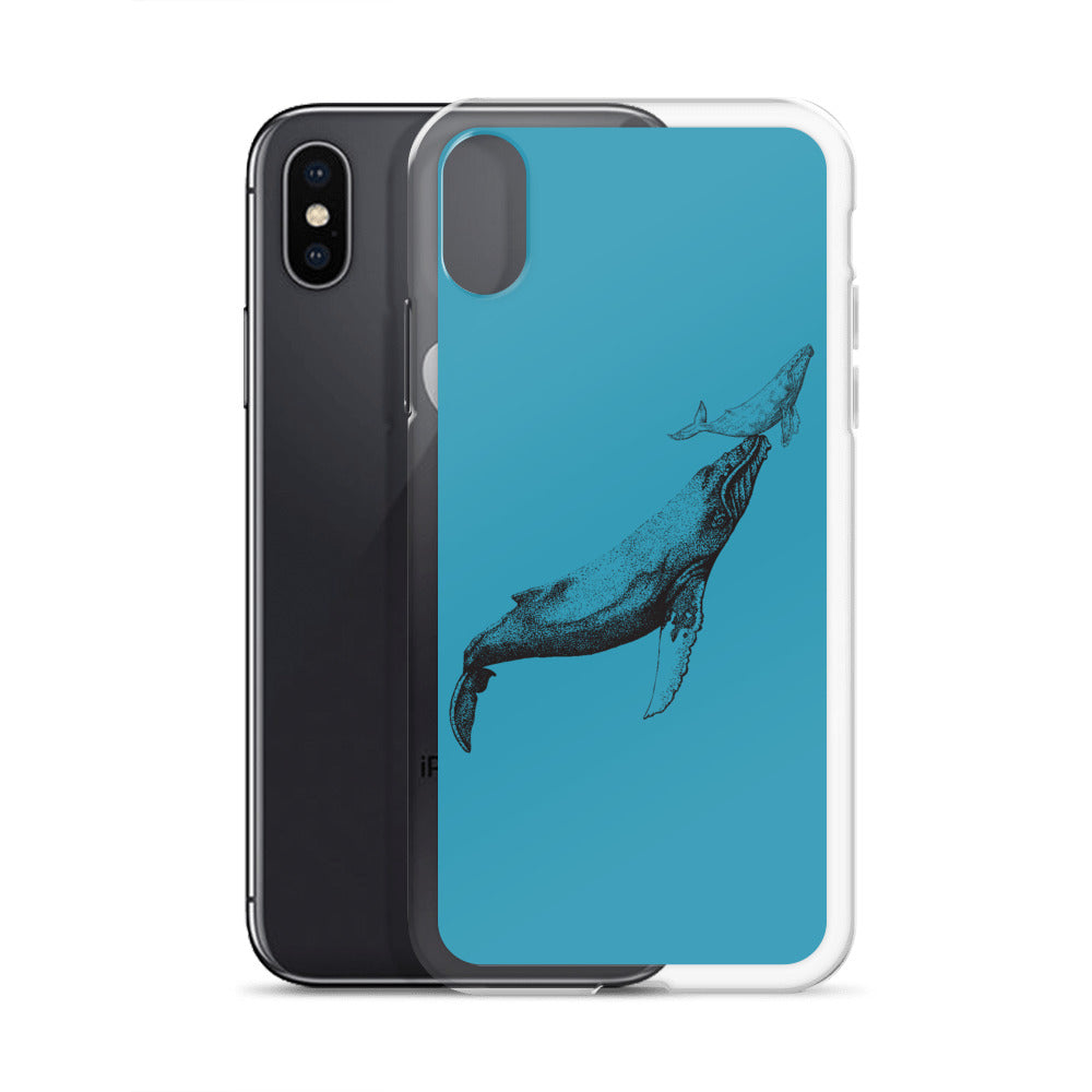 First Breath iPhone Case Blue - Splashing Apparel