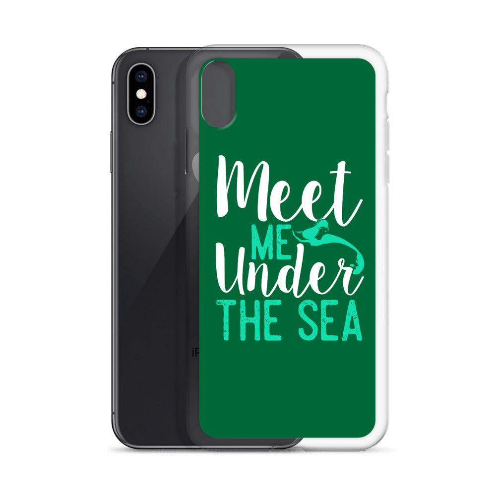 Meet Me Under the Sea iPhone Case Green - Splashing Apparel