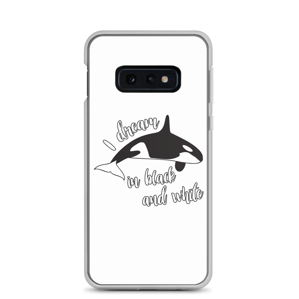Dream in black and White Samsung Case - Splashing Apparel
