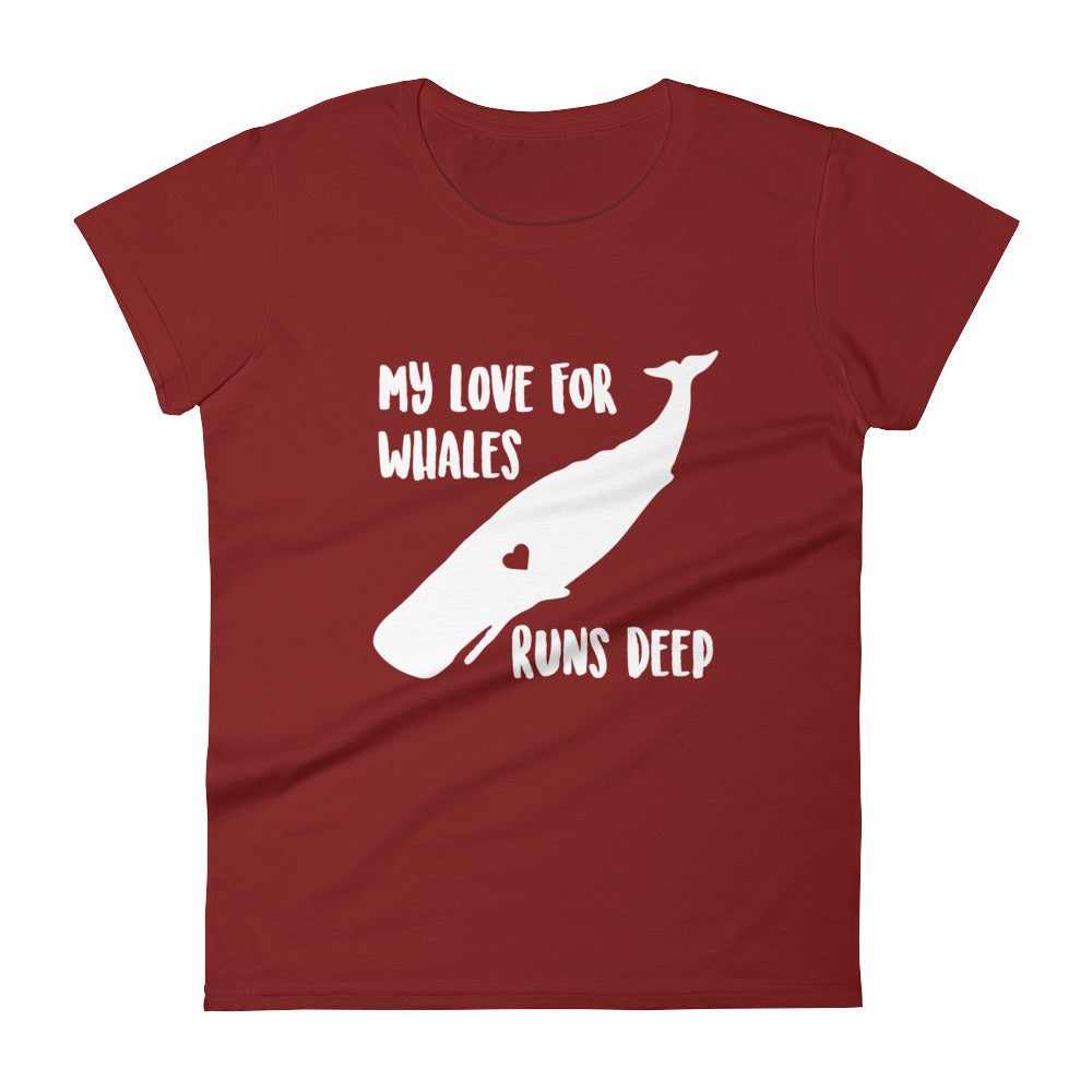 My Love Runs Deep Women's Shirt - Splashing Apparel
