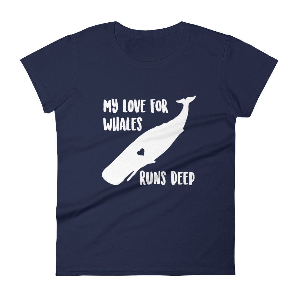 My Love Runs Deep Women's Shirt - Splashing Apparel