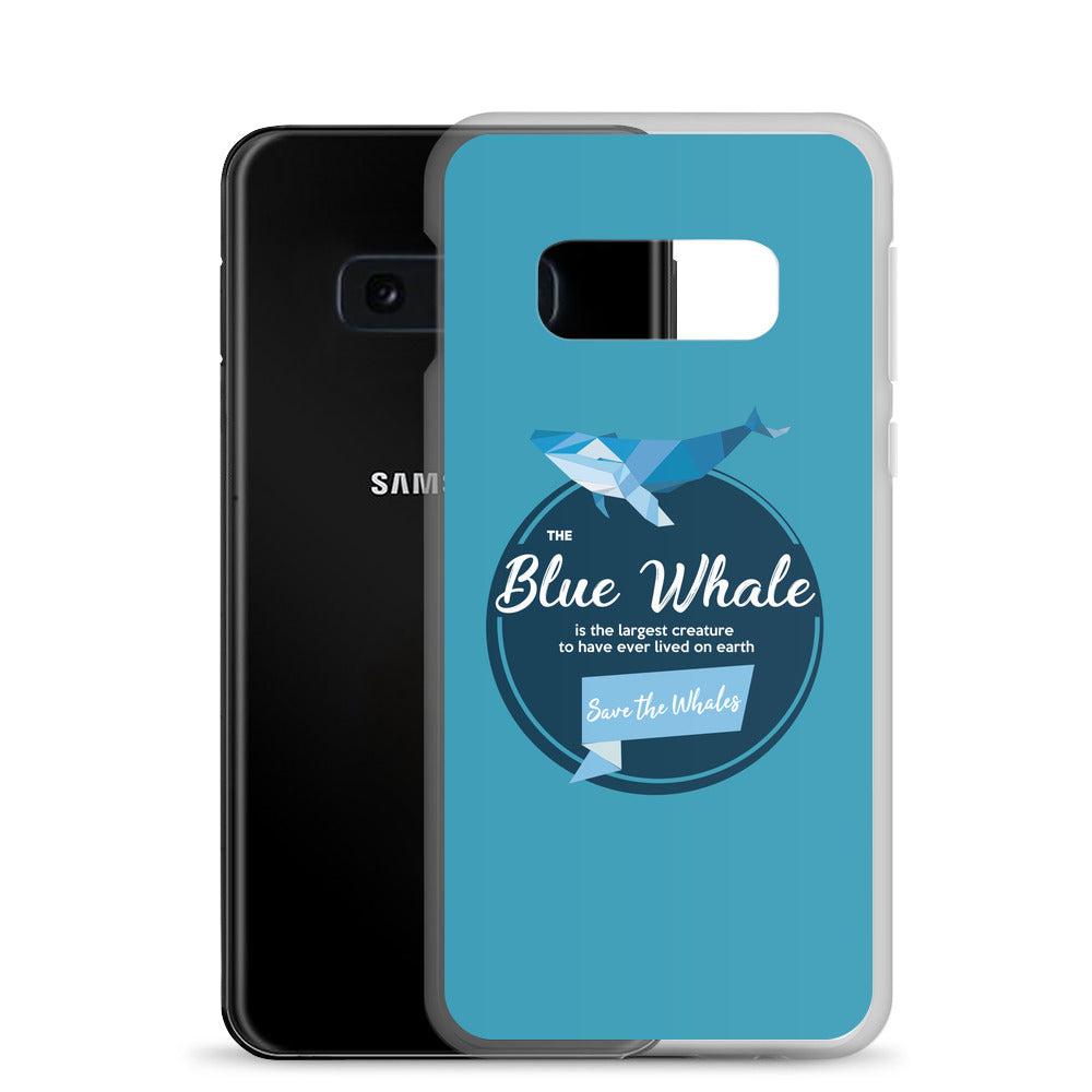 Blue Whale Samsung Case Blue - Splashing Apparel
