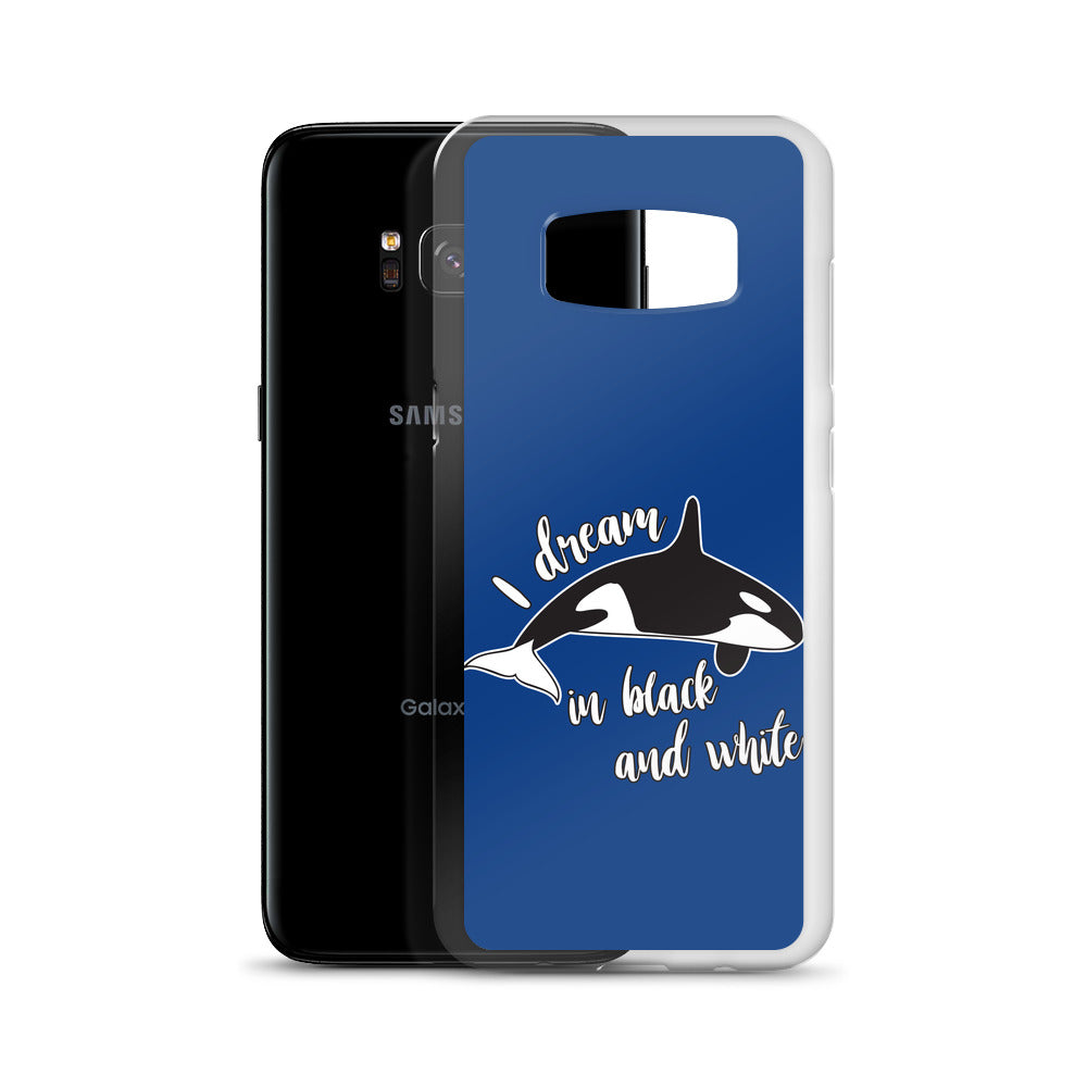 Dream of Black & White Samsung Case - Splashing Apparel