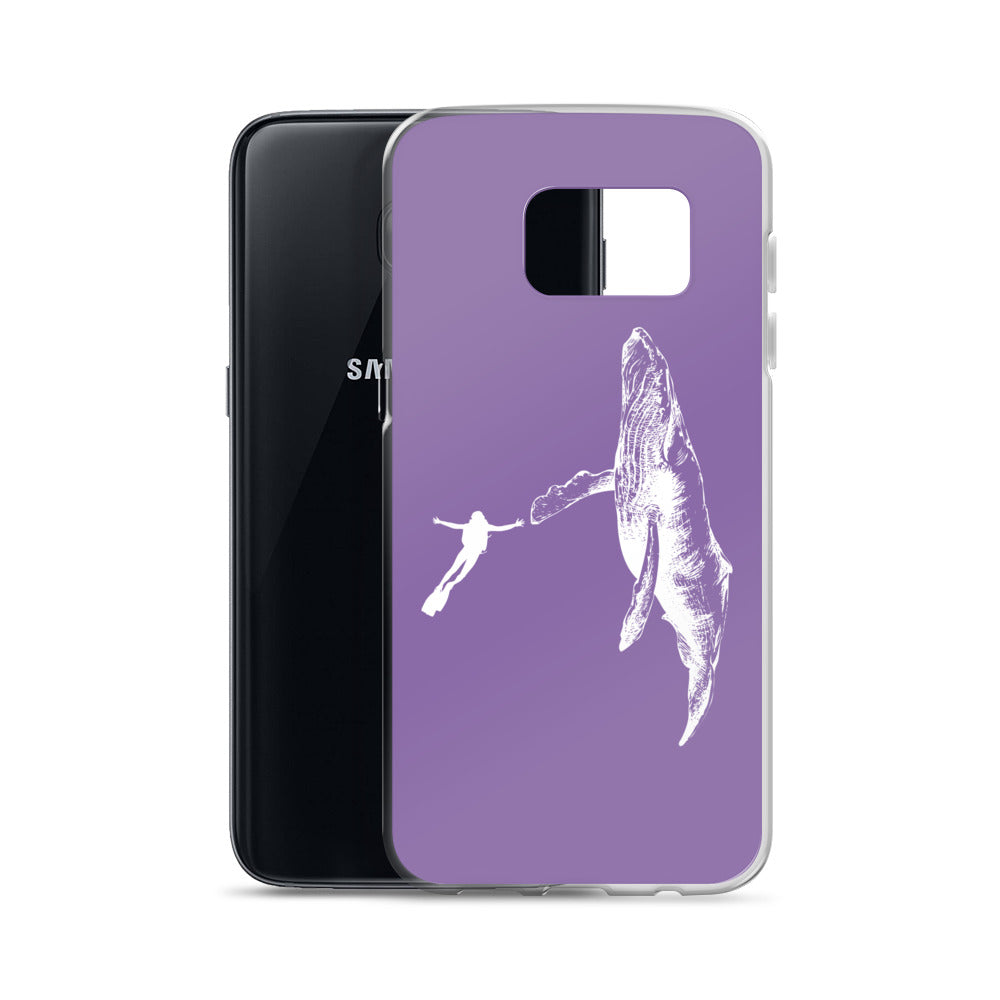 High Five Samsung Case Purple - Splashing Apparel