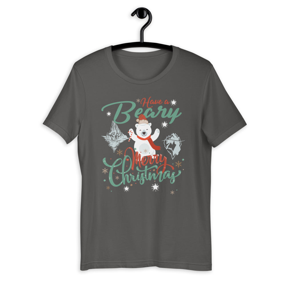 Beary Christmas T-Shirt - Splashing Apparel