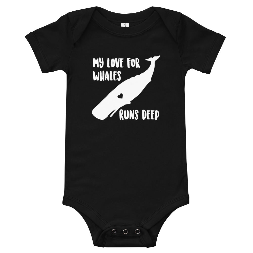 My Love Runs Deep Baby Onesie - Splashing Apparel