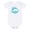 Dolphin Splash Baby Onesie