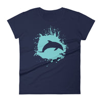 Dolphin Splash Women's Shirt - Splashing Apparel