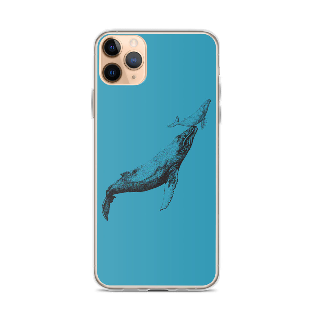 First Breath iPhone Case Blue - Splashing Apparel