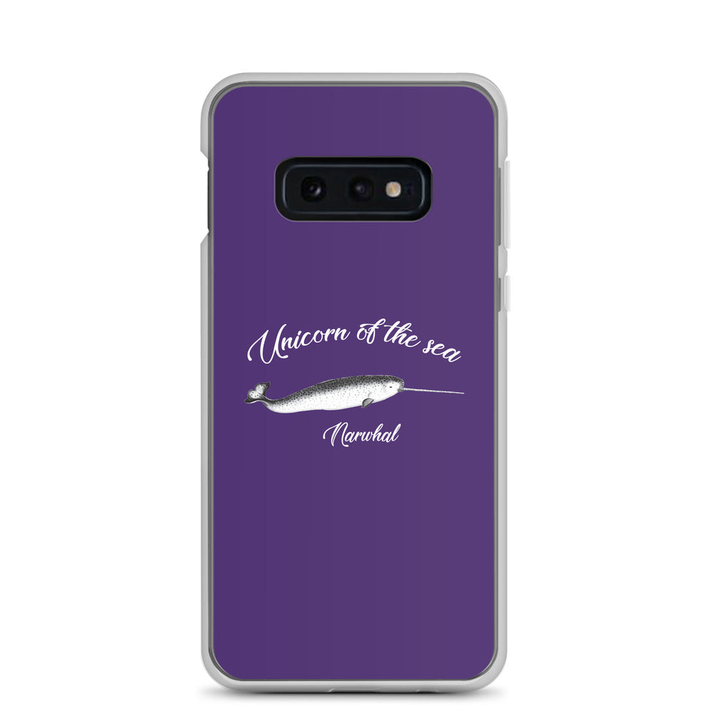 Unicorn of the Sea Samsung Case Purple - Splashing Apparel