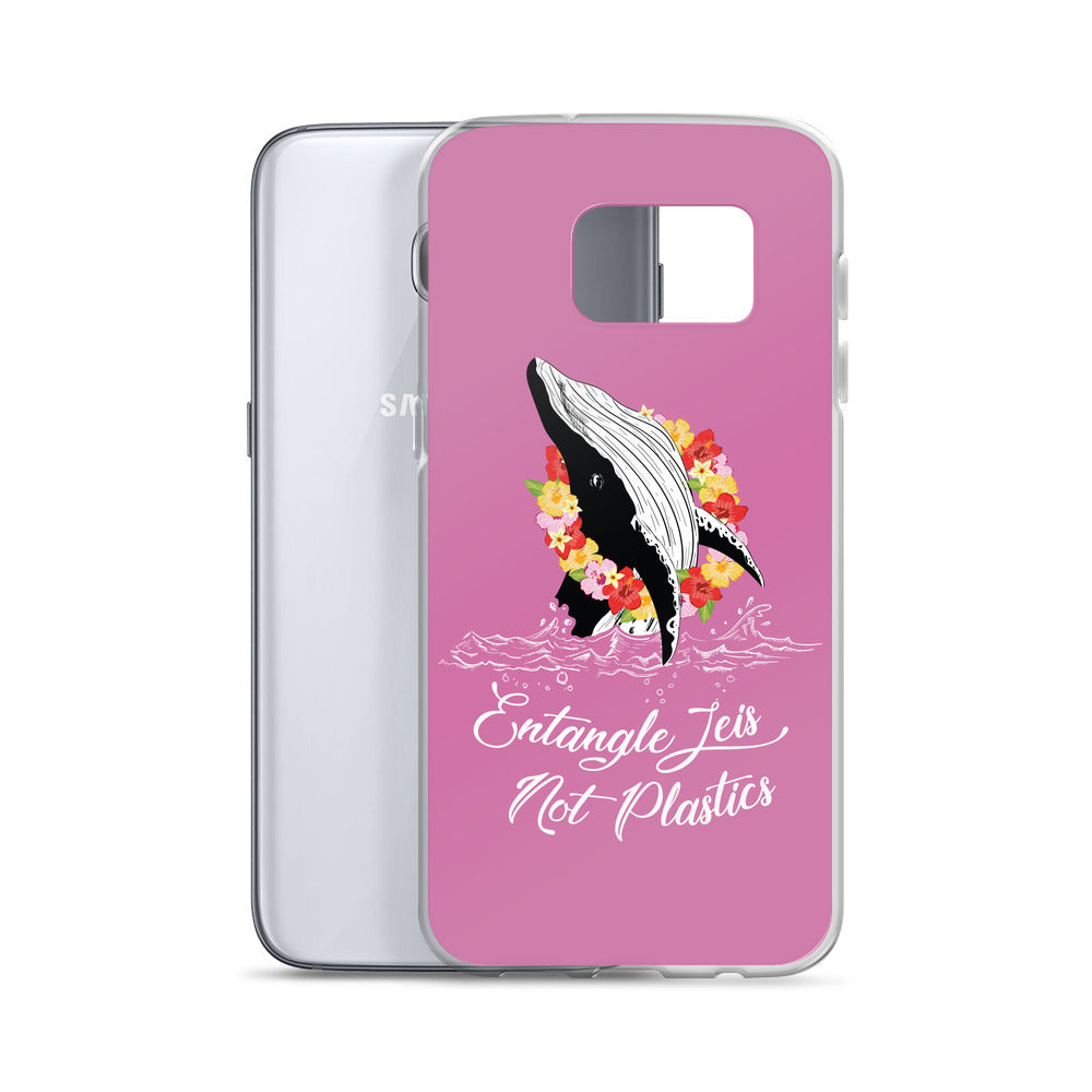 Entangle Leis Samsung Case Pink - Splashing Apparel