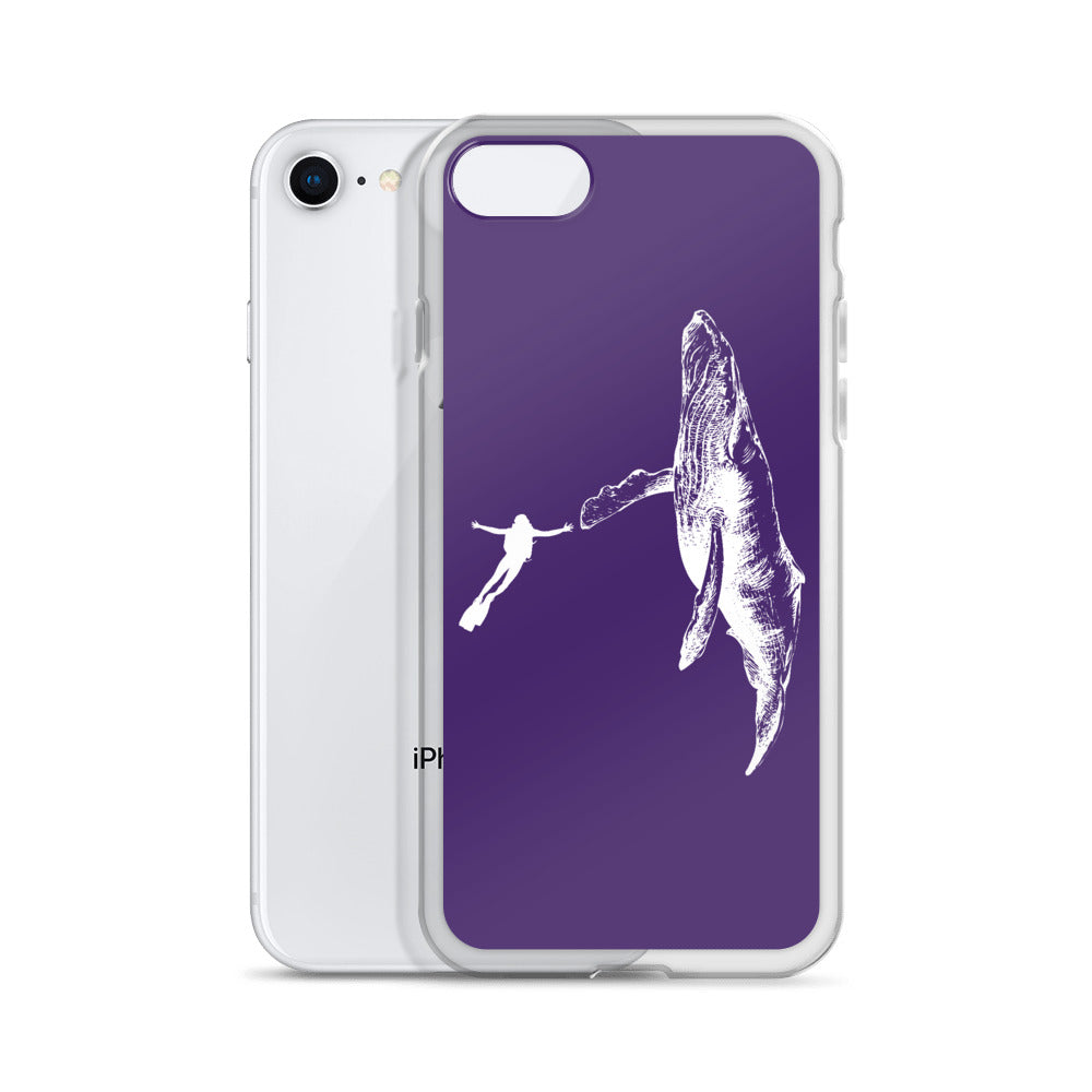 High Five iPhone Case Purple - Splashing Apparel