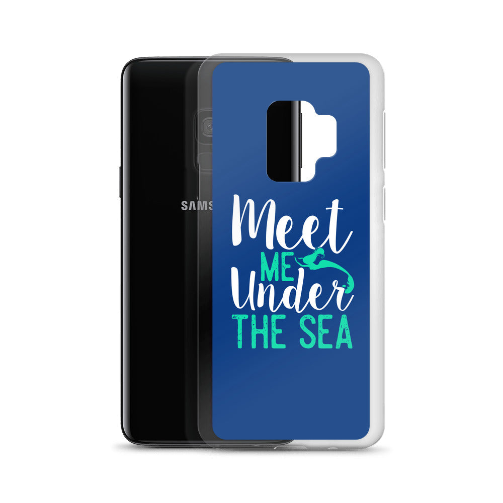 Meet Me Under the Sea Samsung Case Dark Blue - Splashing Apparel