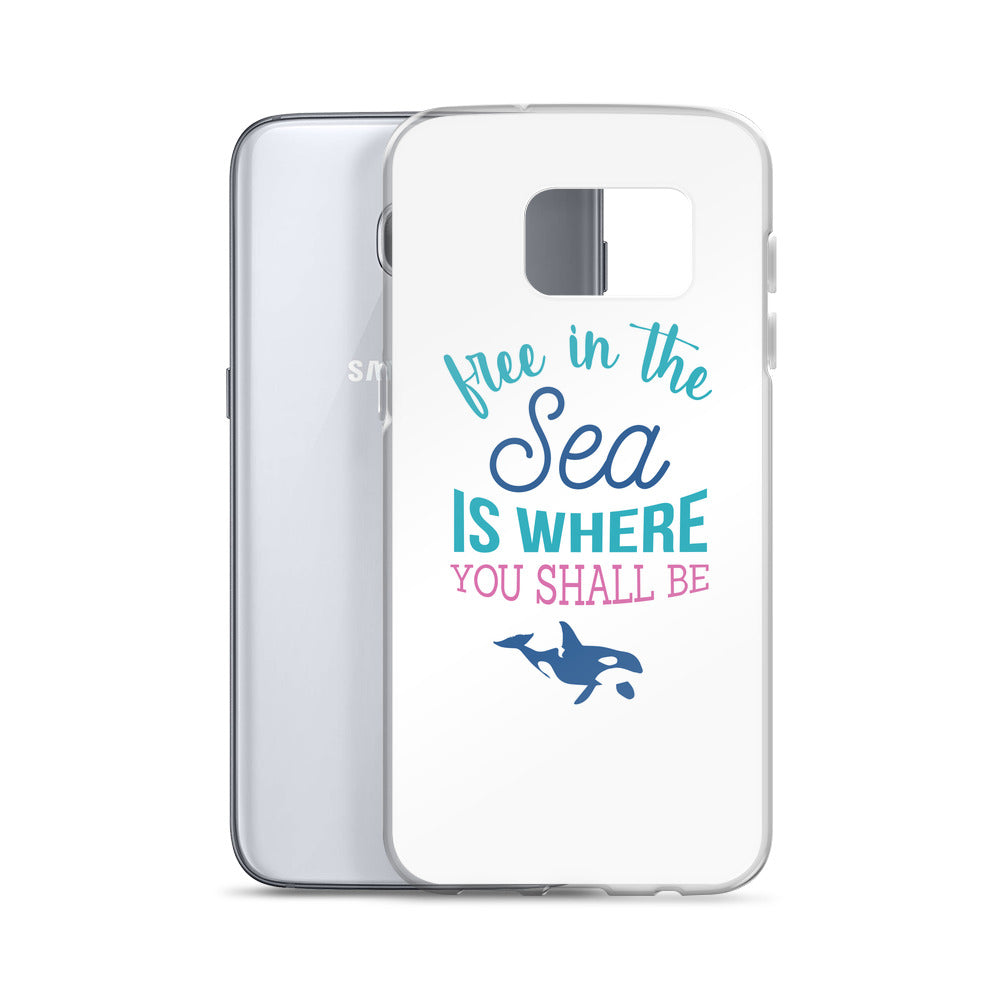 Free in the Sea Samsung Case - Splashing Apparel